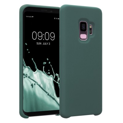 Husa Kwmobile pentru Samsung Galaxy S9, Silicon, Verde, 44182.171 foto
