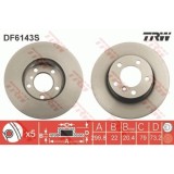Disc frana Trw DF6143S, parte montare : punte fata