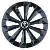 Set 4 Capace Roti 15 inchi (R15) Fame Negru, Compatibile Cu Peugeot, Autohelix MSA