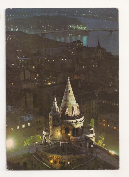 FA15 - Carte Postala- UNGARIA - Budapesta, Fisher&#039;s bastion, circulata 1973