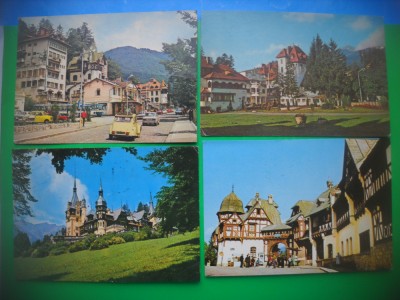 HOPCT LOT 3233 - IP- - 4 CARTI POSTALE-SINAIA-JUD PRAHOVA-CIRCULATE foto