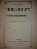 N. KALENDERU - DESPRE PLEURESIA PURULENTA... TRATAMENTULU EI {1874}