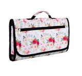 Geanta cu perna si spatiu de depozitare pentru schimbare bebelus Bnditeu, multicolor, tesatura oxford, 56 x 34 cm