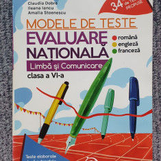 Modele de teste Evaluare nationala. Limba si comunicare CLASA A VI A, 2015, 264p