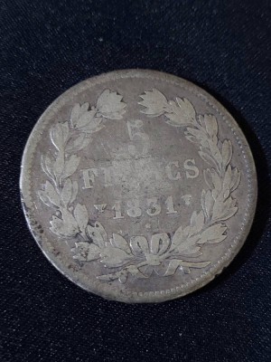 Franța 1831 W - 5 franci - Monedă de argint #1 foto
