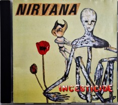Nirvana &amp;lrm;&amp;ndash; Incesticide 1992 VG / VG+ CD album Geffen Europa rock foto