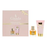 Set Gisada: Ambassadora, Eau De Parfum, For Women, 50 ml + Ambassador, Cleansing, Shower Gel, All Over Body, All Skin Types, 100