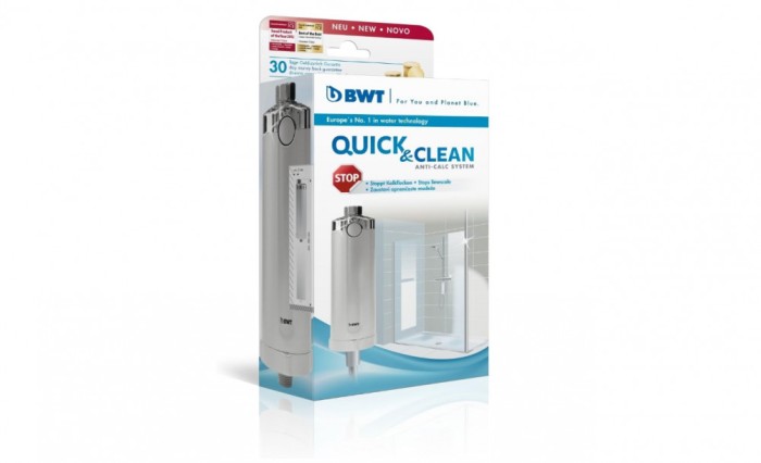 Sistem de filtrare anticalcar BWT Quick Clean cu 1 cartus filtrant, Filtru de dus - RESIGILAT