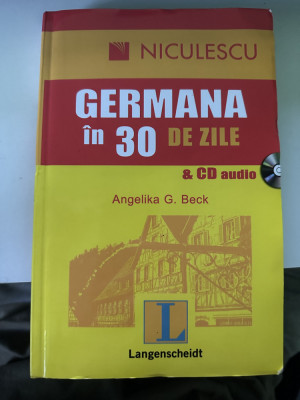 Germana in 30 de zile, cu CD - Angelika G. Beck foto