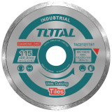 TOTAL - Disc diamantat continuu - ceramica - umed - 115mm (INDUSTRIAL) - MTO-TAC2121151