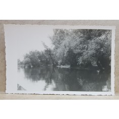 BALTILE BRAILEI , PE COROTISCA , PEISAJ , FOTOGRAFIE TIP CARTE POSTALA , MONOCROMA, PE HARTIE MATA , DATATA 1 MAI 1934