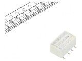 Releu electromagnetic DPDT 12VDC 2A 0,5A/125VAC