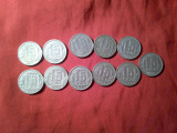 11 Monede URSS 15 kopeici : 1936 ,37 ,39,46,48,50,53,54 ,55 ,56 ,57 cal. f.buna, Europa