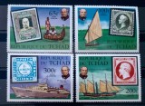 Ciad 1978 corabi, nave ,vapoare, Rowland Hill ,serie 4v Neștampilata