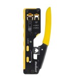 Cleste sertizare PASS-THROUGH RJ45 Cat.5 Cat.6 Cat.7 8 pini si RJ12