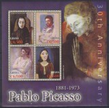 GHANA 2003 ARTA PICTURA PICASSO, Nestampilat