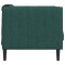 Fotoliu, verde inchis, material textil - 6