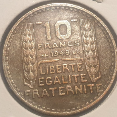 Franta 10 franci 1948 foto