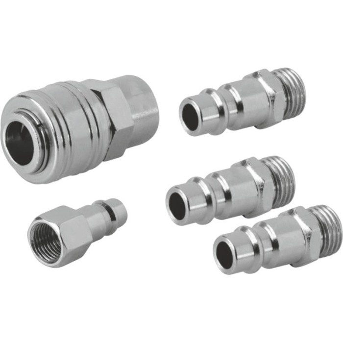 Cuple profesionale pentru furtun compresor, 5 buc / set