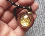 Colier de pus la gat cu Buda, diametru 3 cm