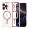 Husa premium iPhone 16 Pro Max Techsuit Luxury Crystal MagSafe, roz