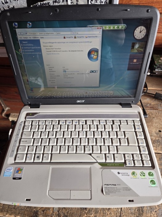 laptop ACER Aspire 4315 - incomplet -