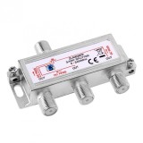 Splitter coaxial (antena tv) 3 porturi power-pass 5-2450 MHZ, ZLA0636PP, Oem