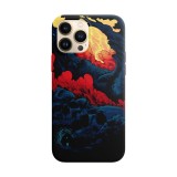 Husa compatibila cu Apple iPhone 13 Pro Max model Death forest, Silicon, TPU, Viceversa, Transparent, Carcasa