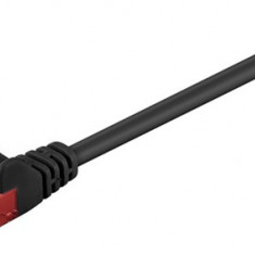 Cablu de retea U/UTP Goobay, cat6, patch cord, 5m, negru