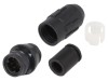 Conector circular push-pull 6 pini HR30, 2A, aurit - HIROSE
