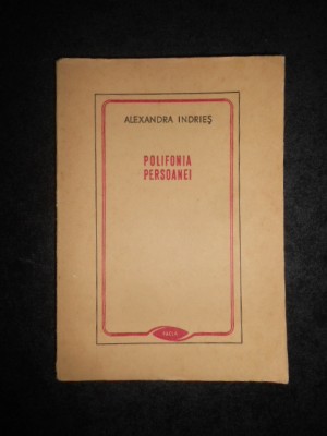 ALEXANDRA INDRIES - POLIFONIA PERSOANEI foto