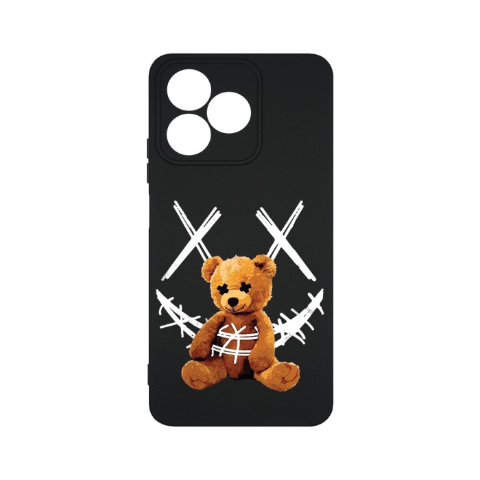 Husa BestCase&reg; Premium Silicon, Compatibila Cu Realme C53, 1.2MM Slim, Teddy