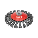 Cumpara ieftin Perie rotunda pentru bormasina inox 125mm Yato YT-4764