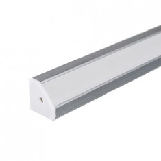 Profil aluminiu pentru banda LED 2m 19mm x 19mm mat