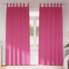 VidaXL Perdele cu perdele 2 pcs Roz intens 225x140cm Poliester 4107625