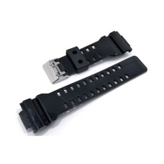 Curea de Schimb Compatibilă Casio G-Shock &ndash; Black Glossy (Negru Lucios)
