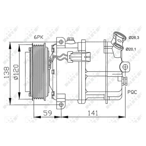 NRF Compresor, climatizare