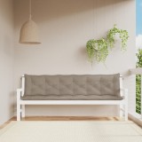 Gossi perne banca de gradina 2 buc., gri taupe, tesatura oxford
