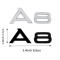 Emblema AUDI A8