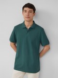 S.Oliver Tricou polo barbati, Regular fit din bumbac, Verde inchis (Marime: 3XL)