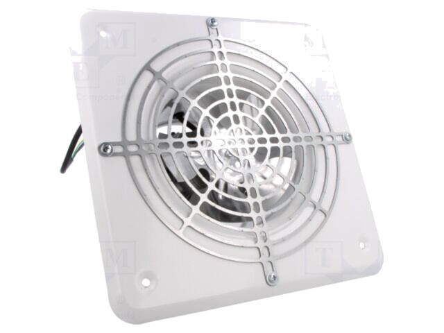 Ventilator: AC axial 230VAC &Oslash;148mm 270m3/h 50dBA glisare IPX2