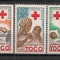 Togo.1959 100 ani Crucea Rosie ST.263
