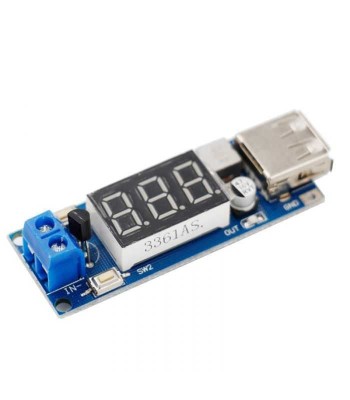 Modul DC-DC cu LCD 5V 2A foto