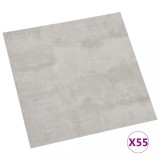 Cumpara ieftin Placi pardoseala autoadezive 55 buc. gri deschis PVC 5,11 m&sup2;