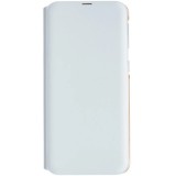 Husa Flip Wallet Cover pentru Samsung pentru Samsung Galaxy A40 Alba, Alb, Cu clapeta, Piele Ecologica