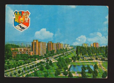 CPIB 19759 CARTE POSTALA - HUNEDOARA, VEDERE, STEMA foto