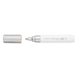 Cumpara ieftin Marker cu vopsea Pilot Pintor Metalic M culori metalizate 1.4mm Marker cu vopsea Pilot Pintor Metalic varf rotund 4.5 mm argintiu