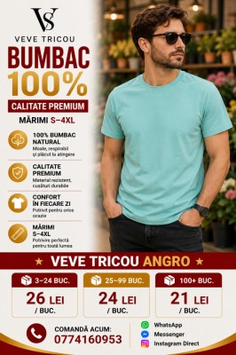 Tricouri 100% bumbac foto