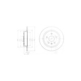 Set disc frana Delphi BG4188 parte montare : Punte Spate