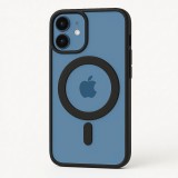 Cumpara ieftin Husă transparentă iPhone 12 Pro Max, compatibilă MagSafe, protecție completă, design slim
